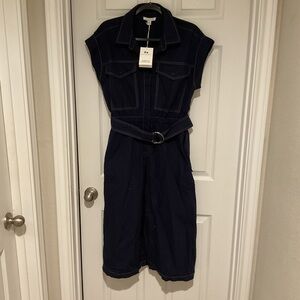 Brand New Navy Blue Scoop Dress